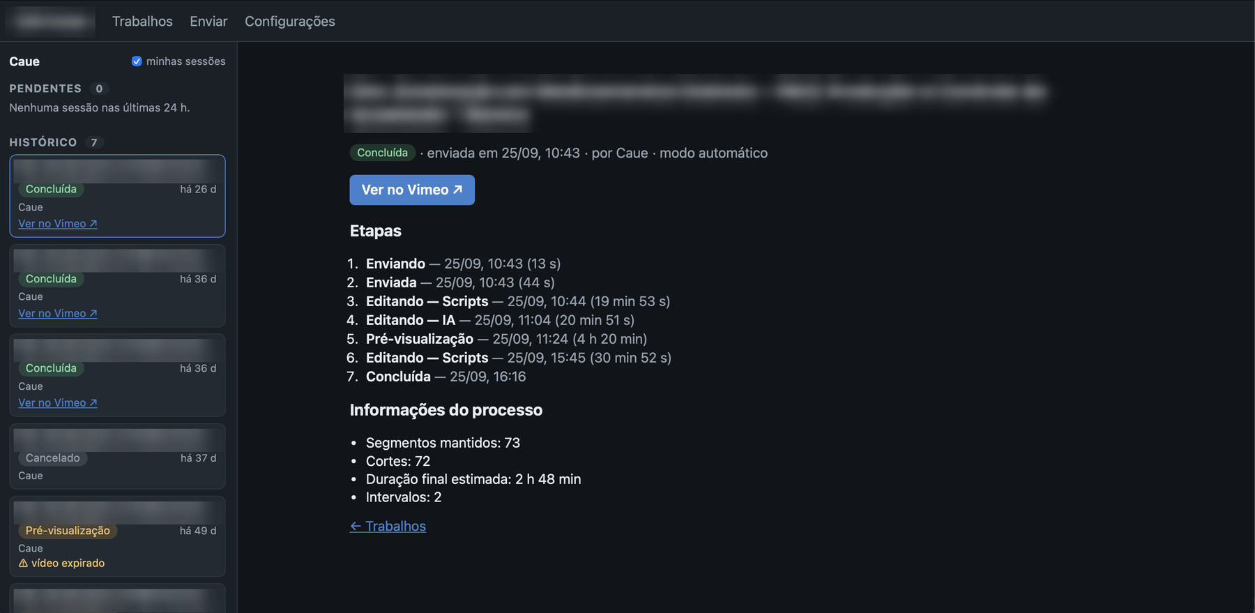 Editor de aulas com IA (beta)